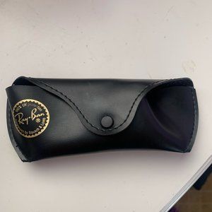 Ray-Ban Black Soft Leather Sunglasses Case - Excellent Condition